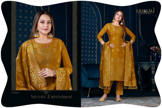 Silk Kari Vol 3 By Lily And Lali Silk Readymade Suits Catalog
